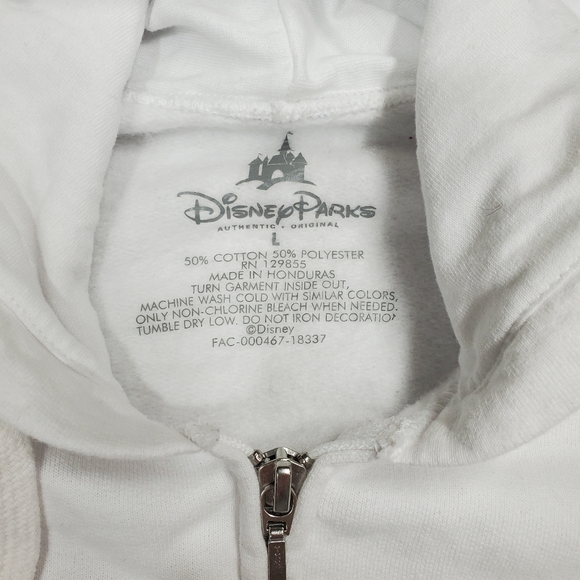 Disney Epcot World Showcase UK Pavilion ALICE IN WONDERLAND HOODIE L EUC - Picture 6 of 11